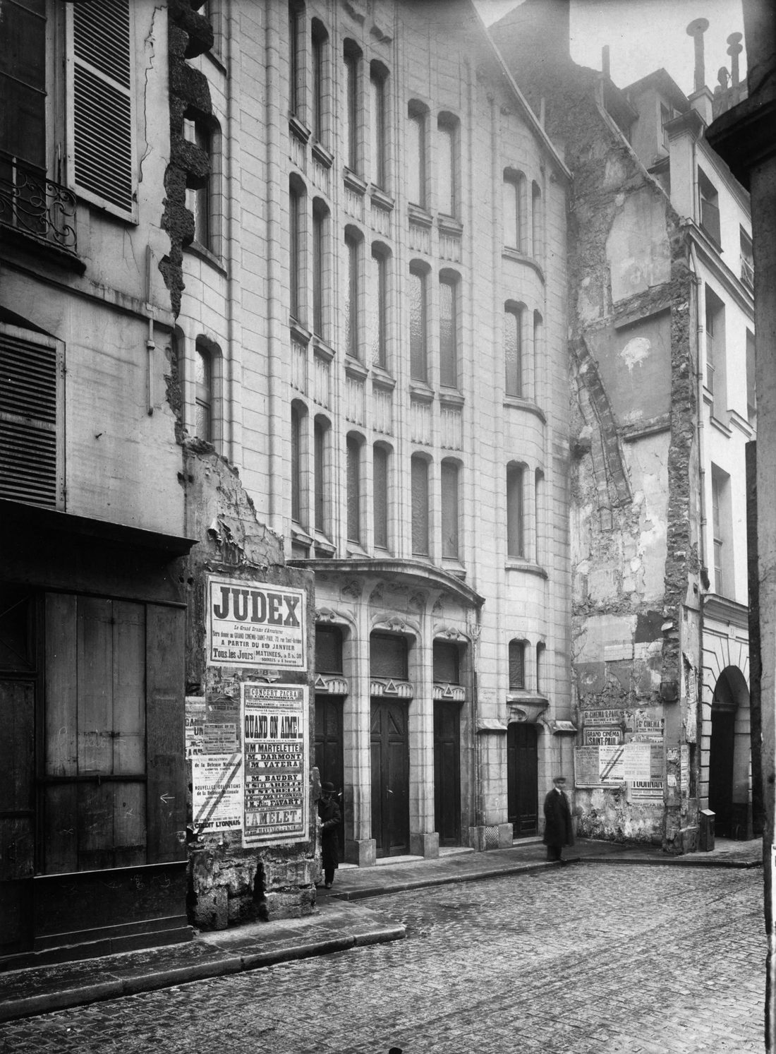 La synagogue en 1917